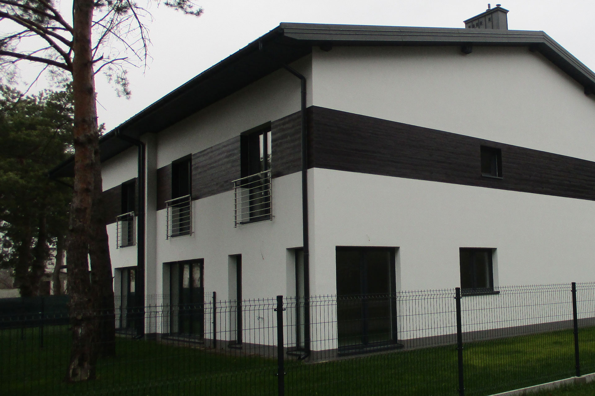 Two two-unit single-family semi-detached houses